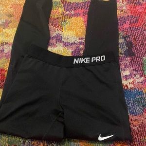 Kids nike pro leggings